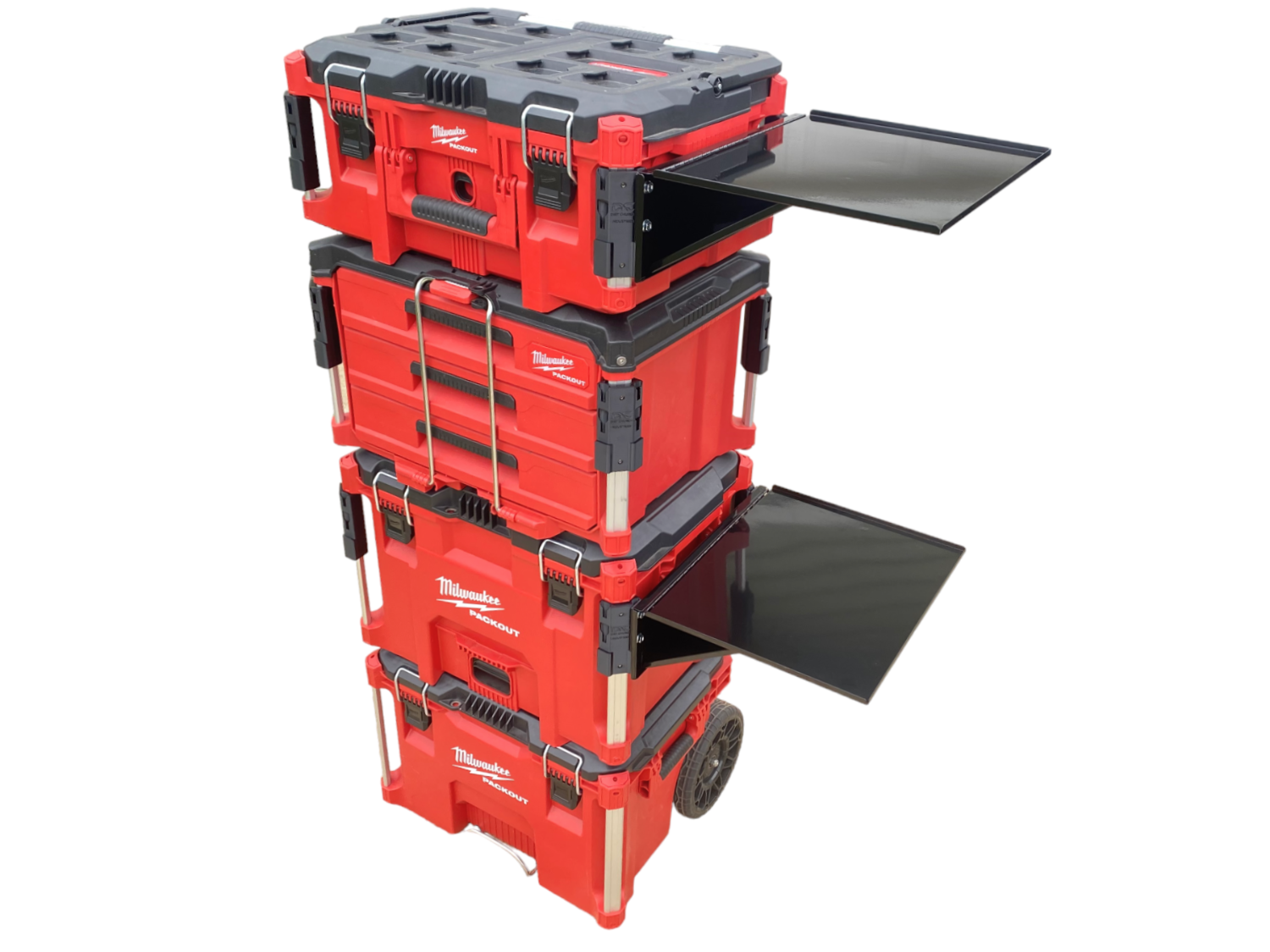 Milwaukee Packout, Folding / Detachable Steel Table, (Table Optional)