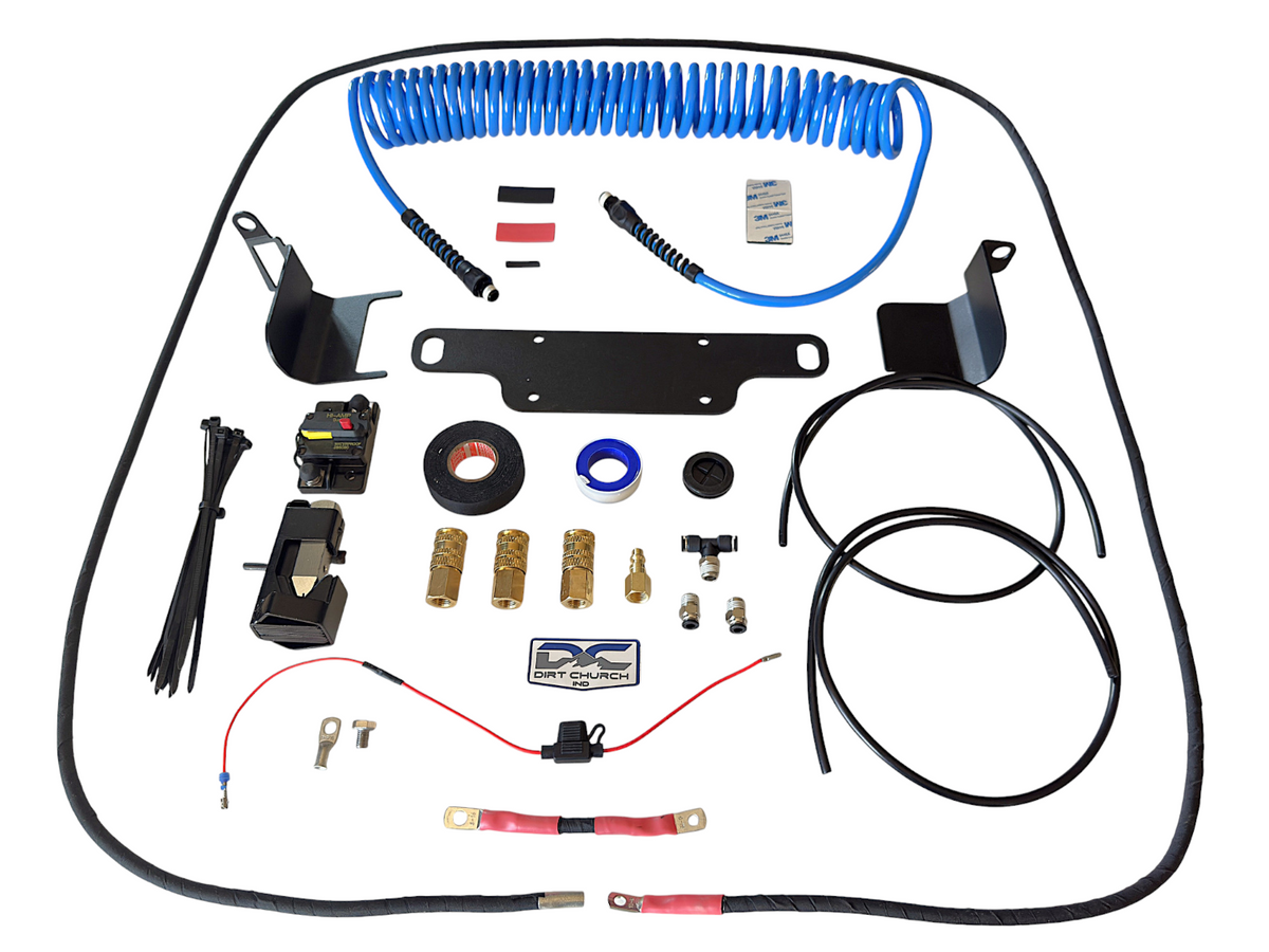 2009-2026 Ram (BRUSHED) Dual ARB Compressor Kit, (CREW CAB ONLY), (Und ...