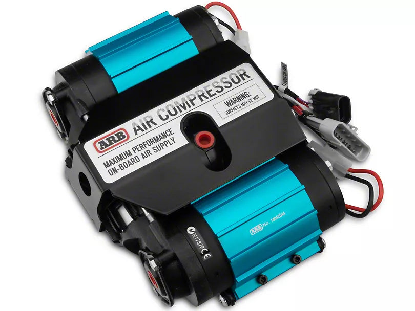 2023-2026 Ford Super Duty (BRUSHED) Dual ARB Compressor Kit, (Behind The Rear Seat)