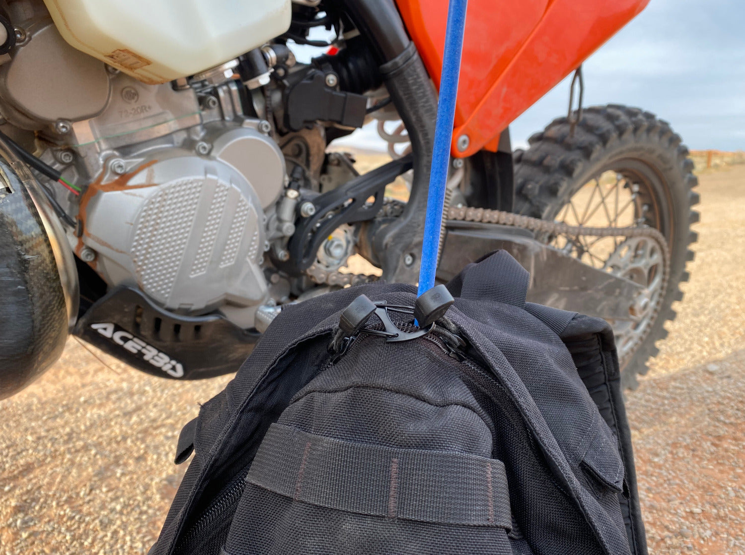 Dirt Bike Backpack Flag/Whip Mount